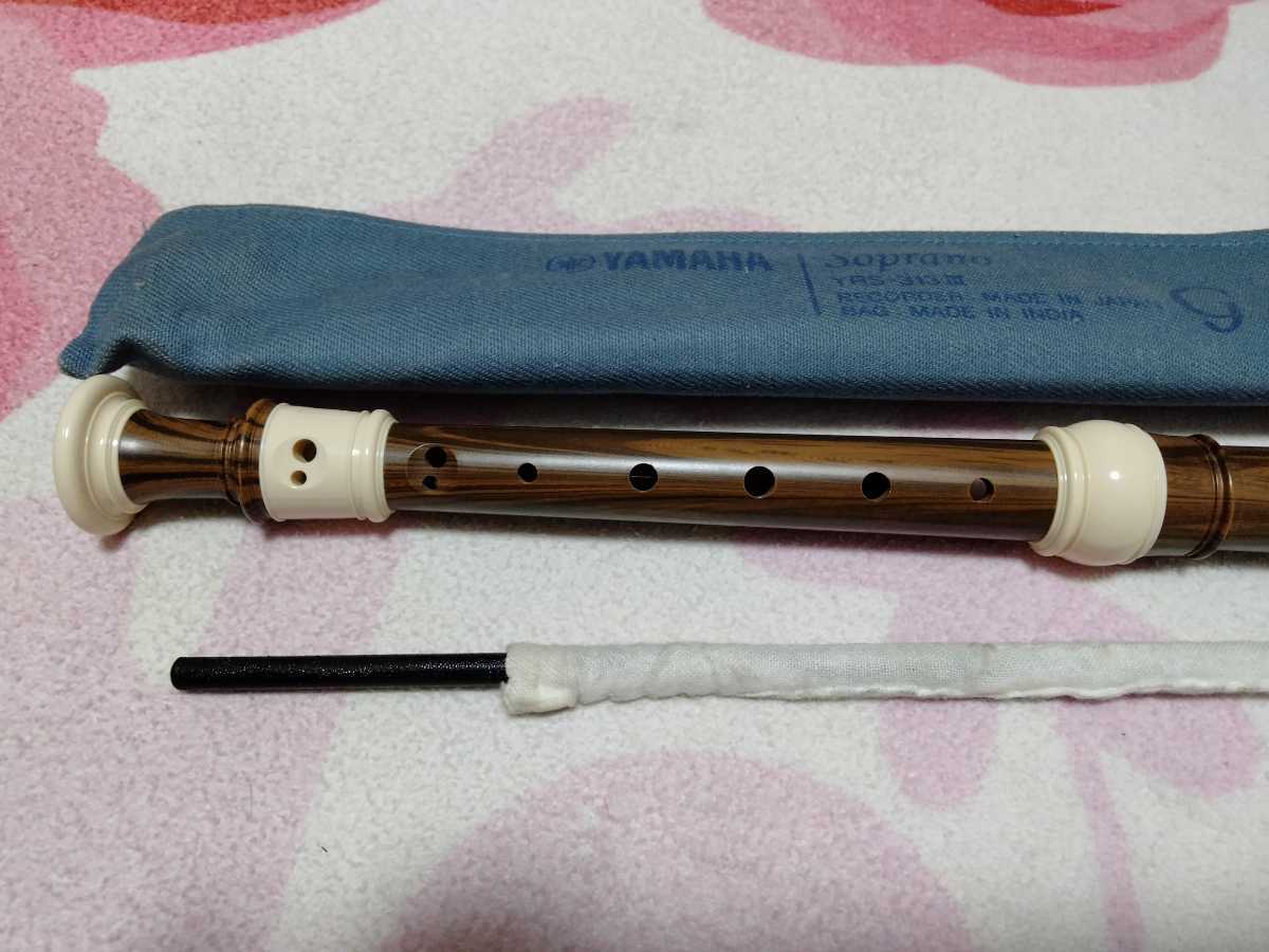  бесплатная доставка * прекрасный товар *YAMAHA сопрано блок-флейта ( сделано в Японии )