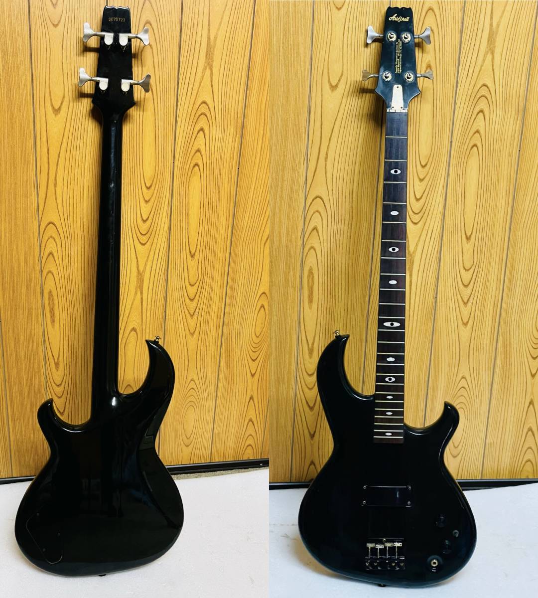 Aria Pro SB Black'n Gold 1983年 アリアプロ ジャパン・ヴィンテージ マツモク Matsumoku genuine Japan Vintage METALLICA CLIFF BURTON_画像1