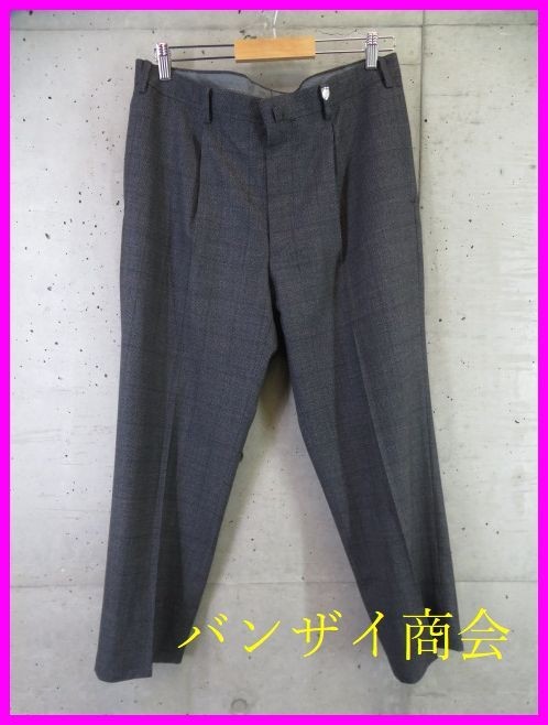0321b8* прекрасный товар * сделано в Японии *91cm*DAKS Dux в клетку шерсть слаксы брюки / низ / костюм / жакет / блейзер / рубашка / Golf 