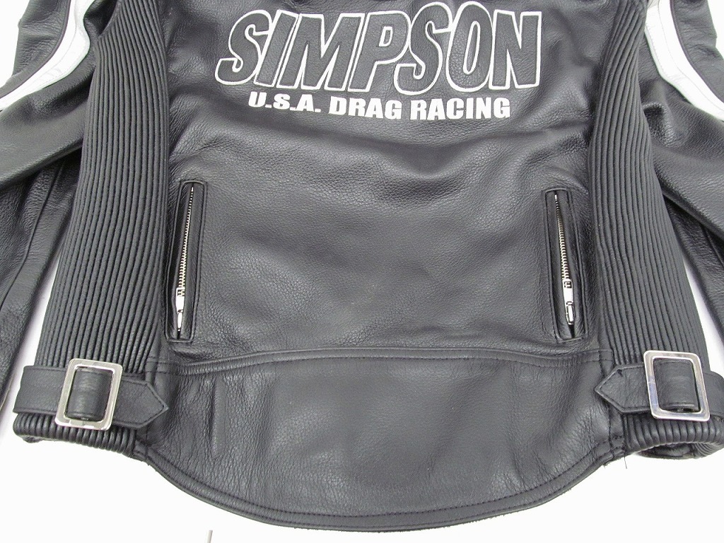 期間限定セール シンプソン SIMPSON ライダースジャケット 型番不明 サイズ：L_画像6