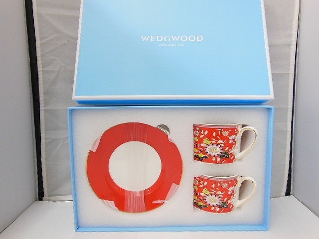 値下げ】 ウェッジウッド WEDGWOOD ペア カップ&ソーサー オリエンタル