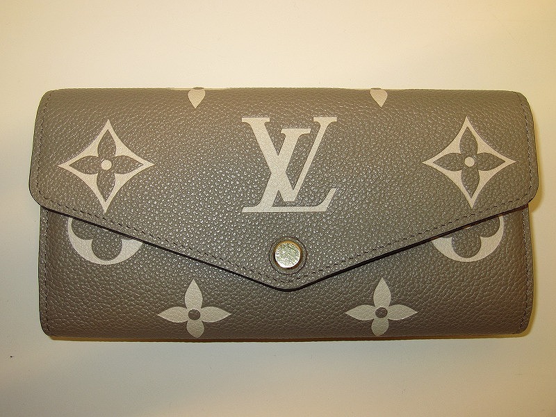 期間限定セール ルイヴィトン LOUIS VUITTON ポルトフォイユ・サラNM/長財布 グレー系/ベージュ系 M81049_画像1