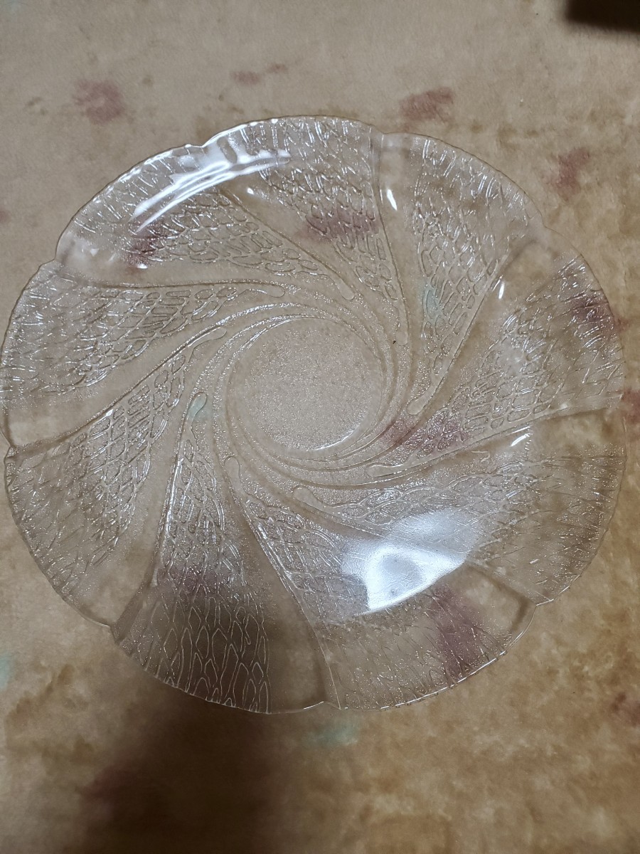 新品　ガラス　大皿　プレート　平皿　30cm～　プレート皿 パスタ皿　餃子