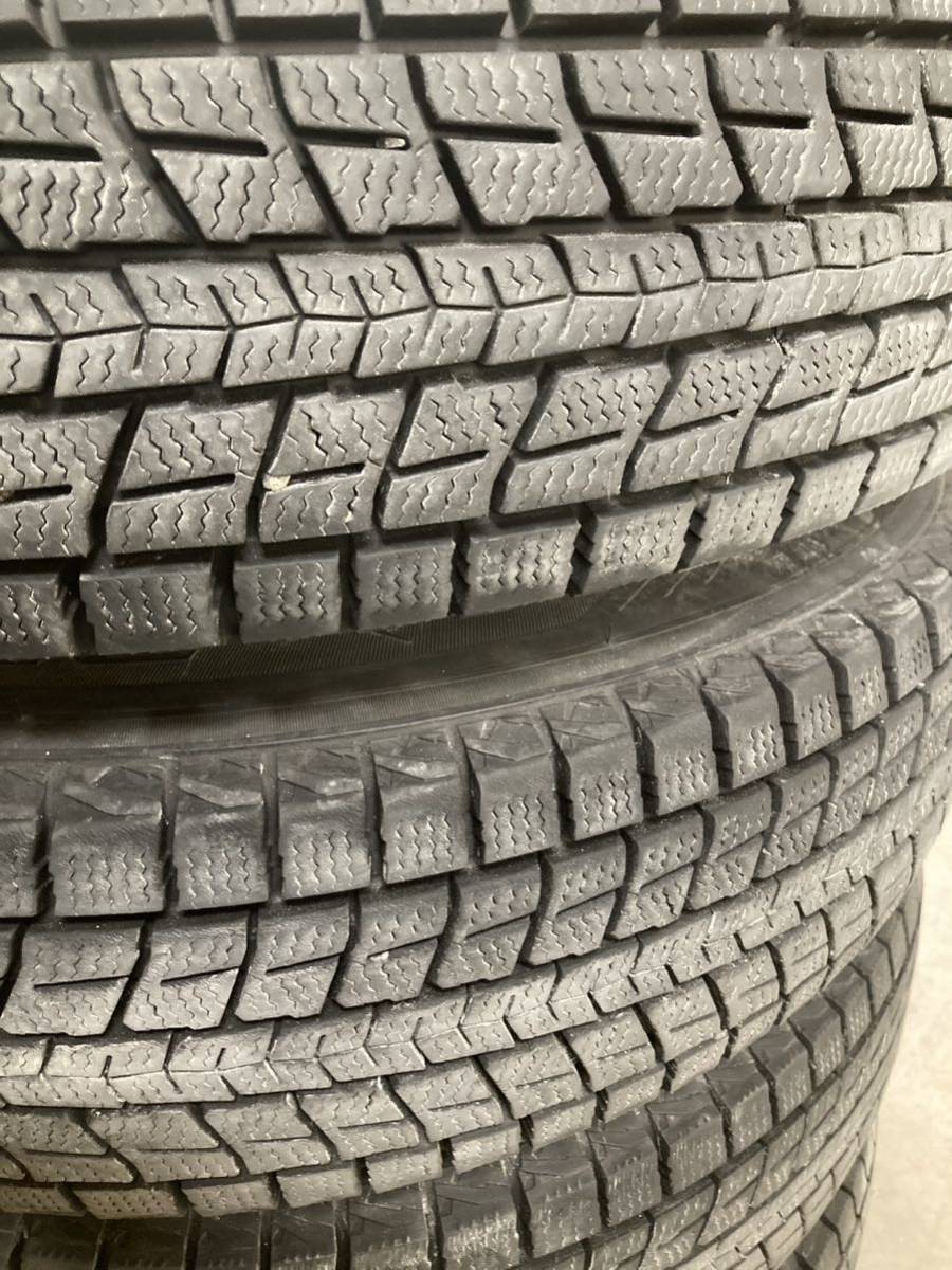 スズキ ジムニー 175/80R16 スタッドレスタイヤ 2022年製 4本セット PCD139.7 社外アルミホイール バリ目_画像7