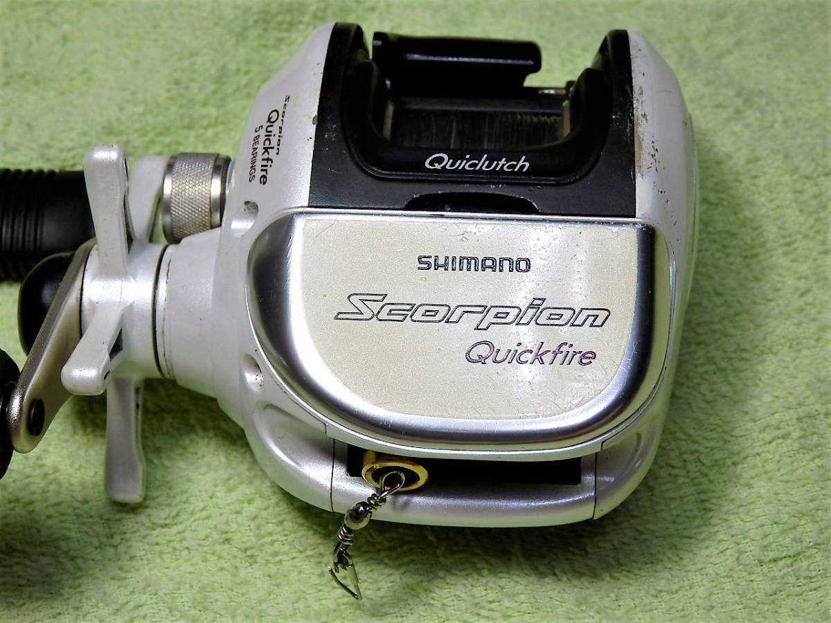 釣り　リール　SHIMANO　シマノ スコーピオン　クイックファイヤー SCORPION Quickfire　中古保管品_画像4