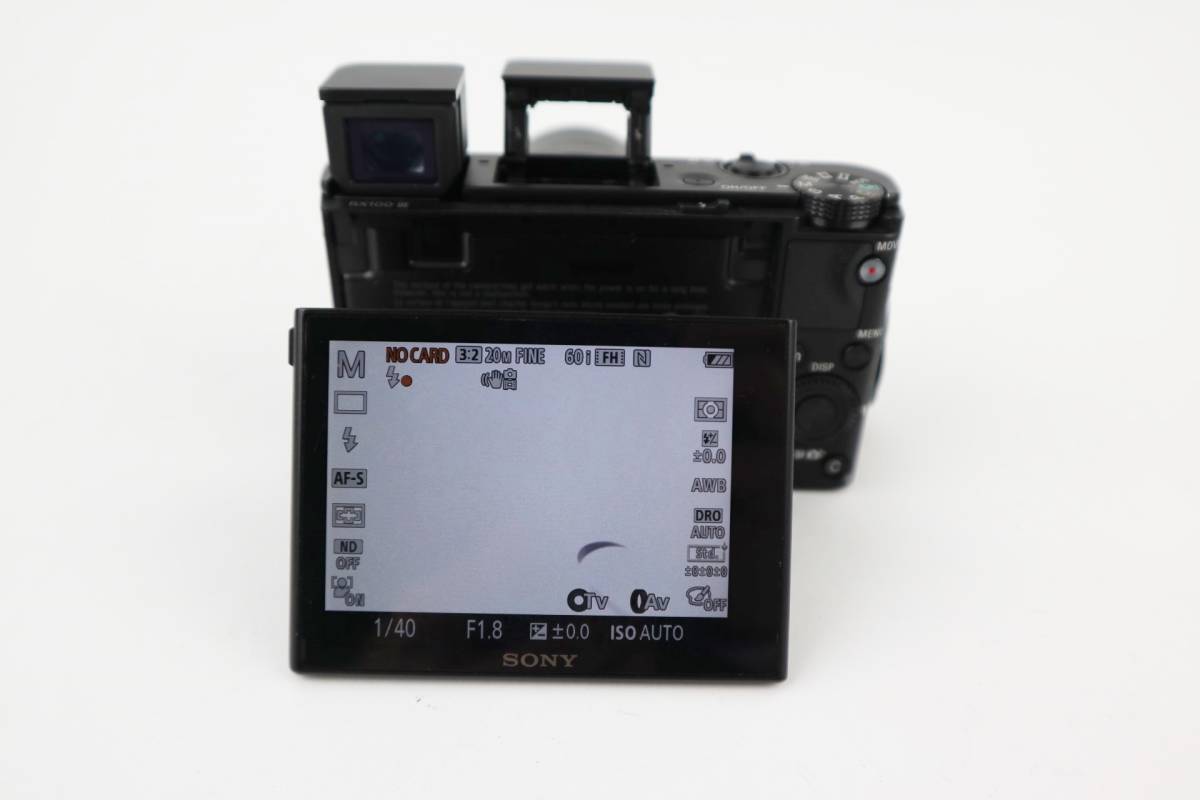 ソニー　SONY　サイバーショット　DSC-RX100M3　デジタルカメラ　デジカメ　動作確認済み_画像9