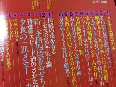 ｓ◆　昭和56年　婦人倶楽部　1月新年特大号　表紙・夏目雅子　竹下景子　沢田研二　お正月料理　付録なし　 当時物 昭和レトロ /M94_画像6