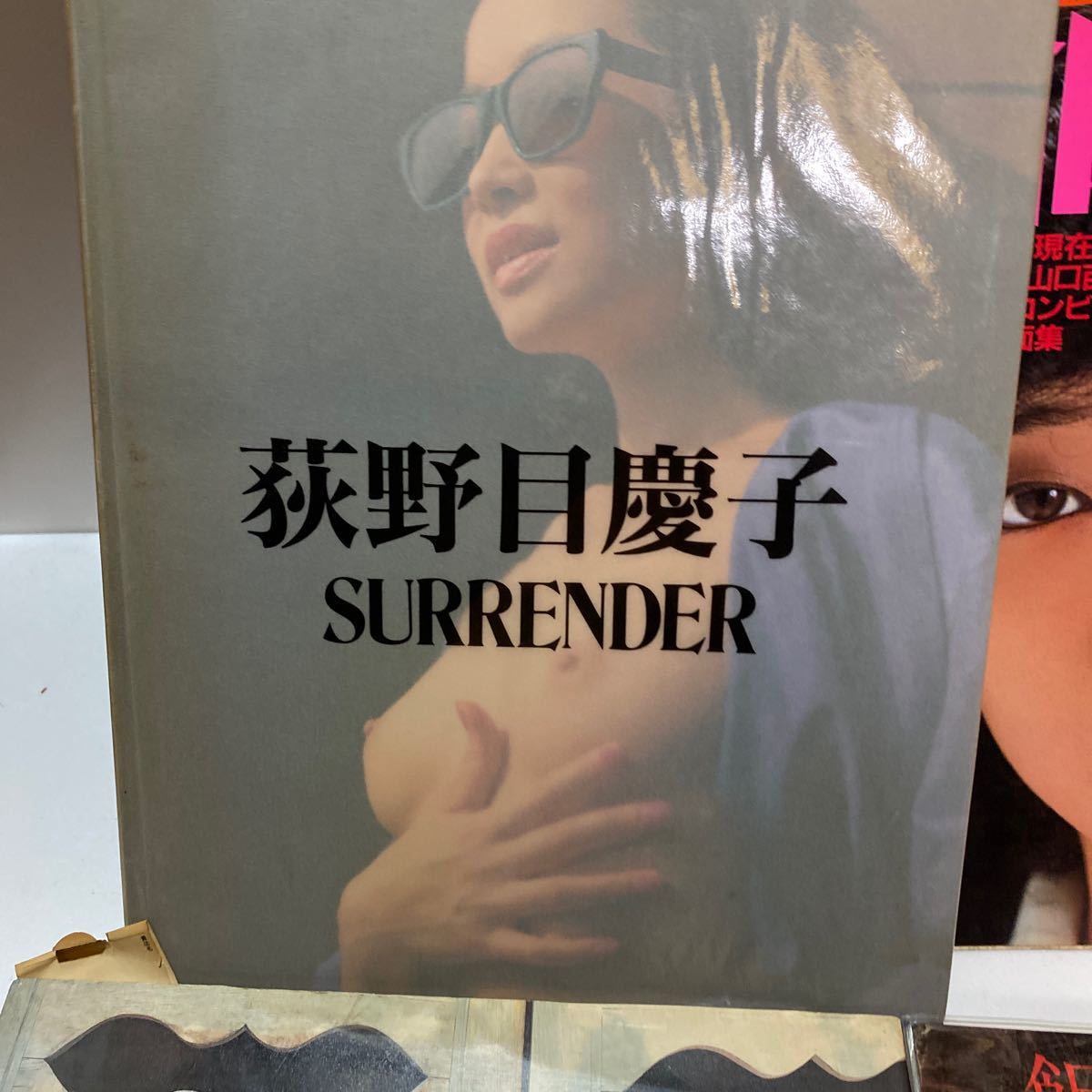 写真集 初版 SURRENDER 女優 飯島愛　宮沢りえ　荻野目慶子　山口百恵　マドンナsex デヴィ夫人　ヌード　写真集まとめ_画像2