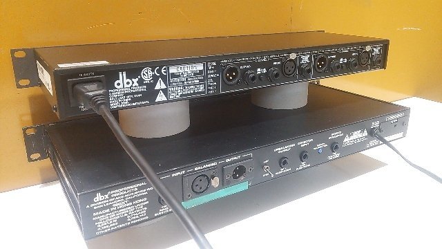 dbx 2ch コンプレッサー リミッター ゲート Compressor Limitter Gate 166XL ＆ 160XT 音響機器 動作良好 A9625_画像5