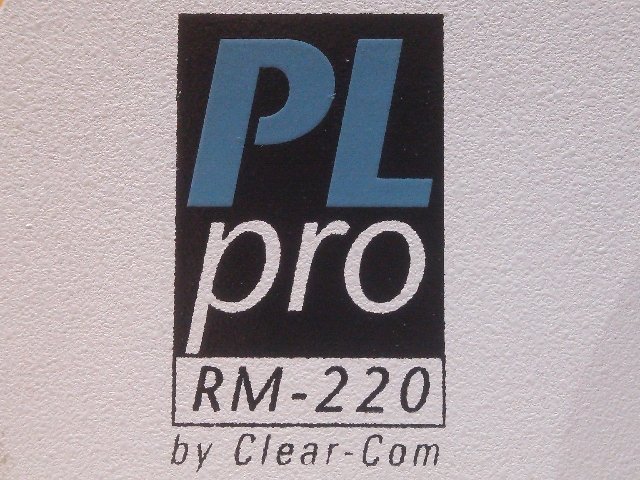 Clear-Com/クリアーカム 2ch リモートステーション PLPro RM-220 音響機器 動作良好 A9622_画像8