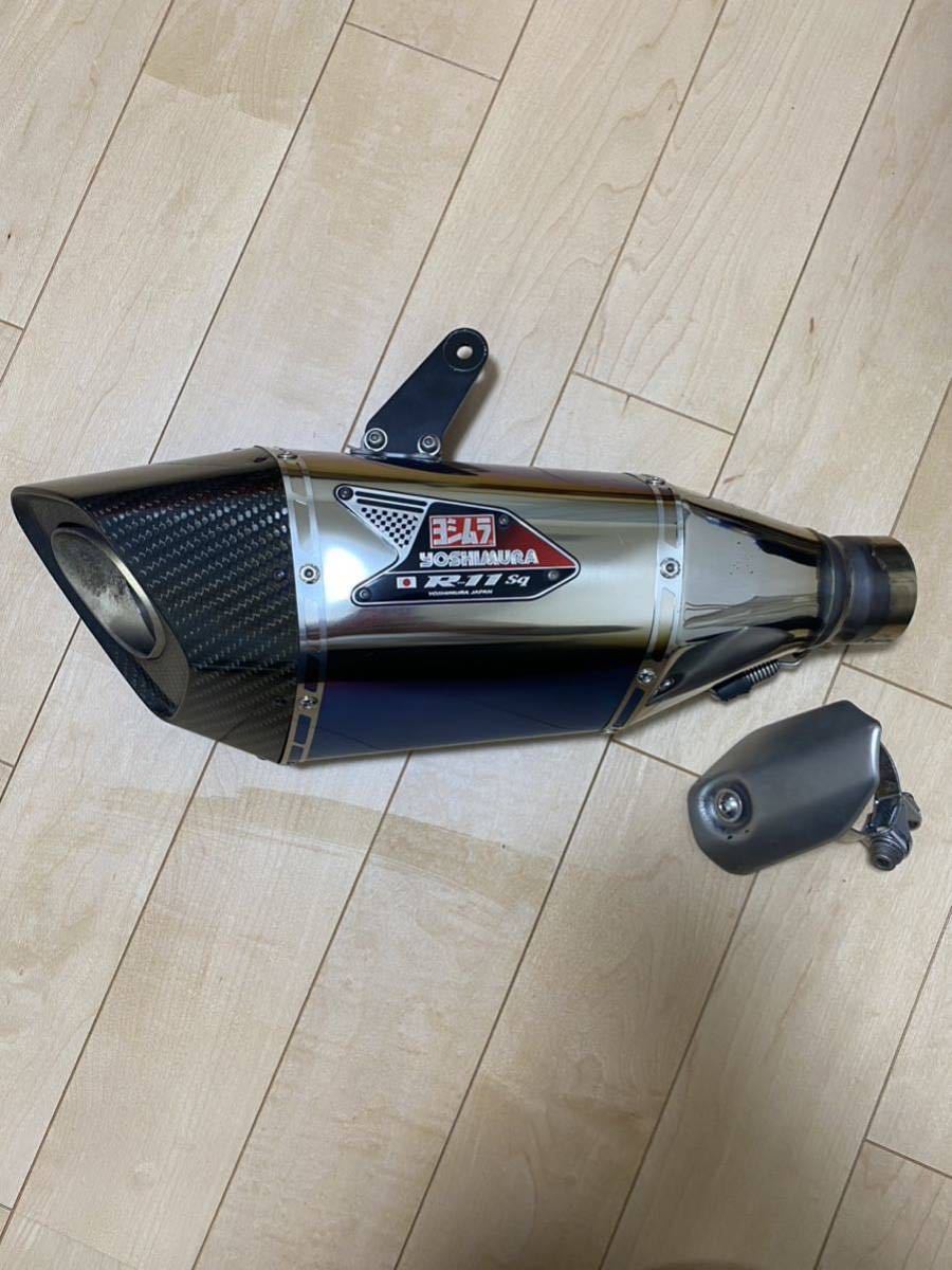 GSX-R1000R DM11D ヨシムラ YOSHIMURA スリップオン R-11Sqサイクロン EXPORT SPEC STB チタンブルーカバー 政府認証 車検対応_画像1