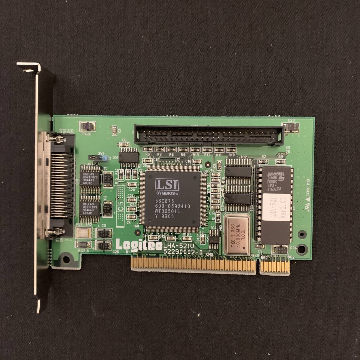 K379　Logitec　LHA-521UB　SCSIインターフェースボード　動作確認済_画像2