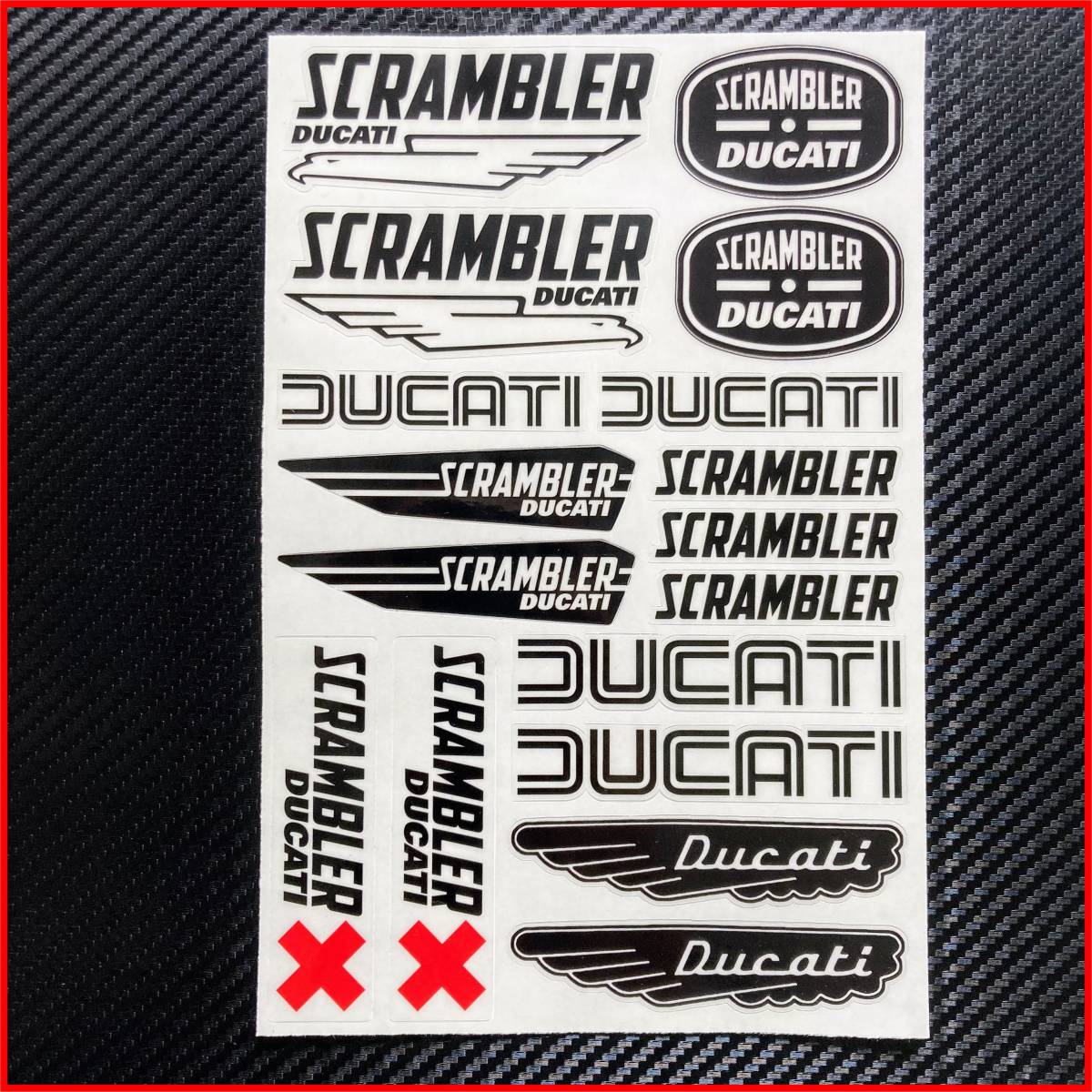 DUCATI スクランブラー ドカティ ステッカー S304_画像1
