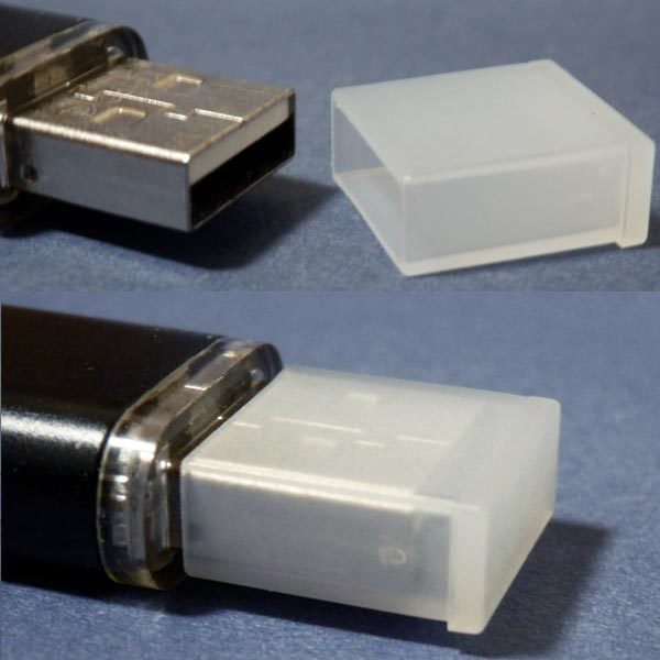 【送料63円～】 USBコネクタ用　保護キャップ　防塵カバー 10個_画像4