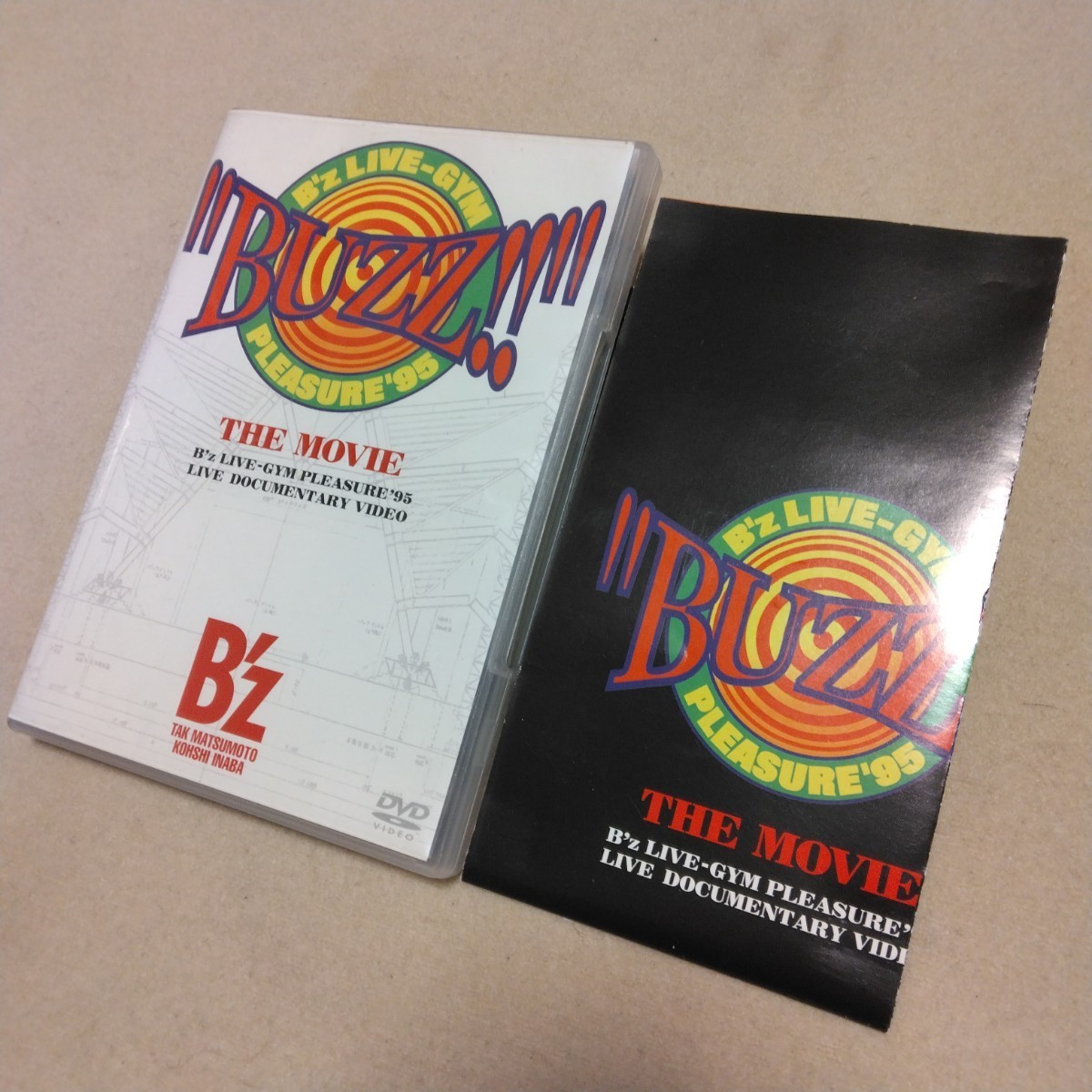 B'z DVD BUZZ!! THE MOVIE ビーズ 稲葉浩志 松本孝弘 再生確認済み_画像8