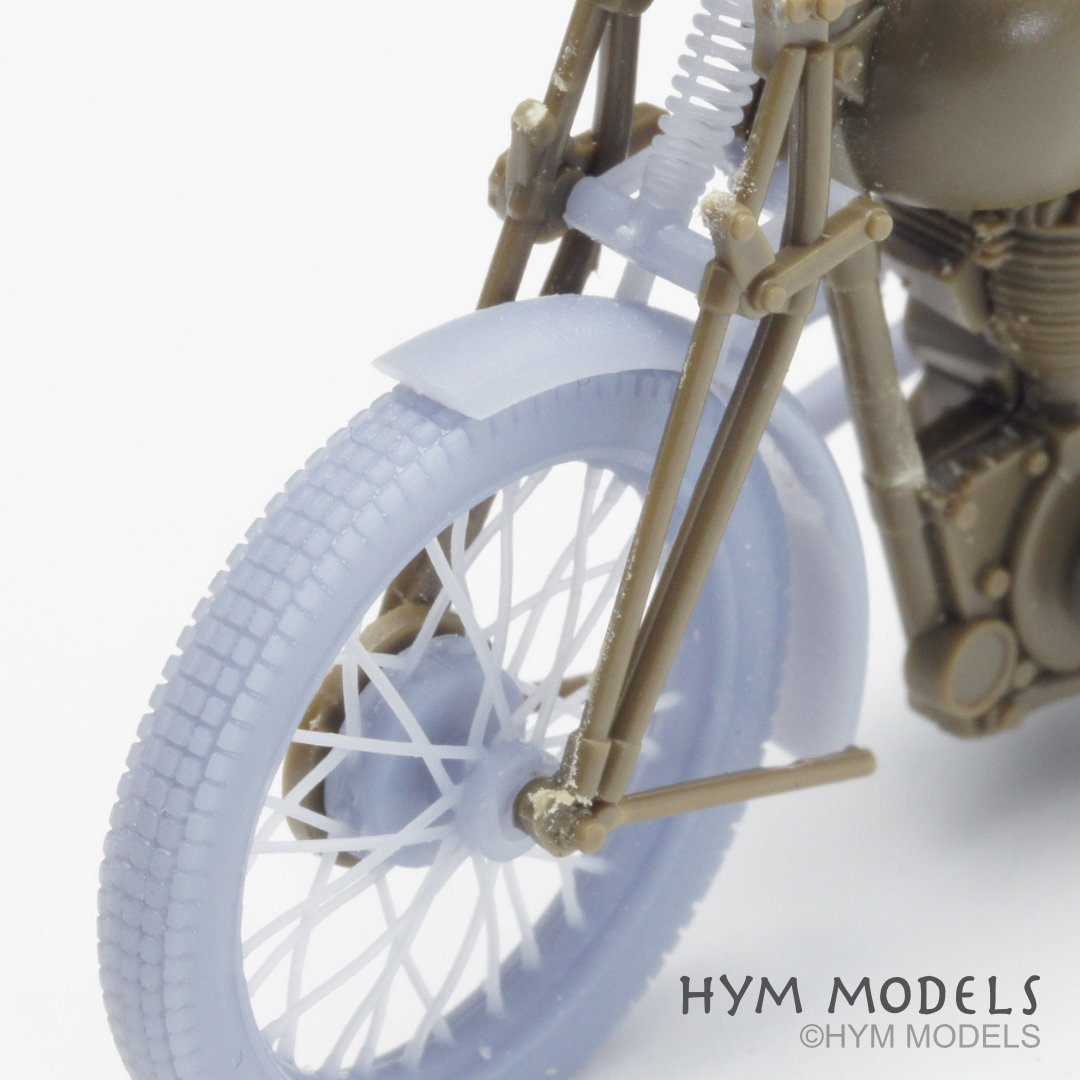 1/35 イギリス軍用オートバイ BSA M20 トライアル車両カスタムセット_画像3