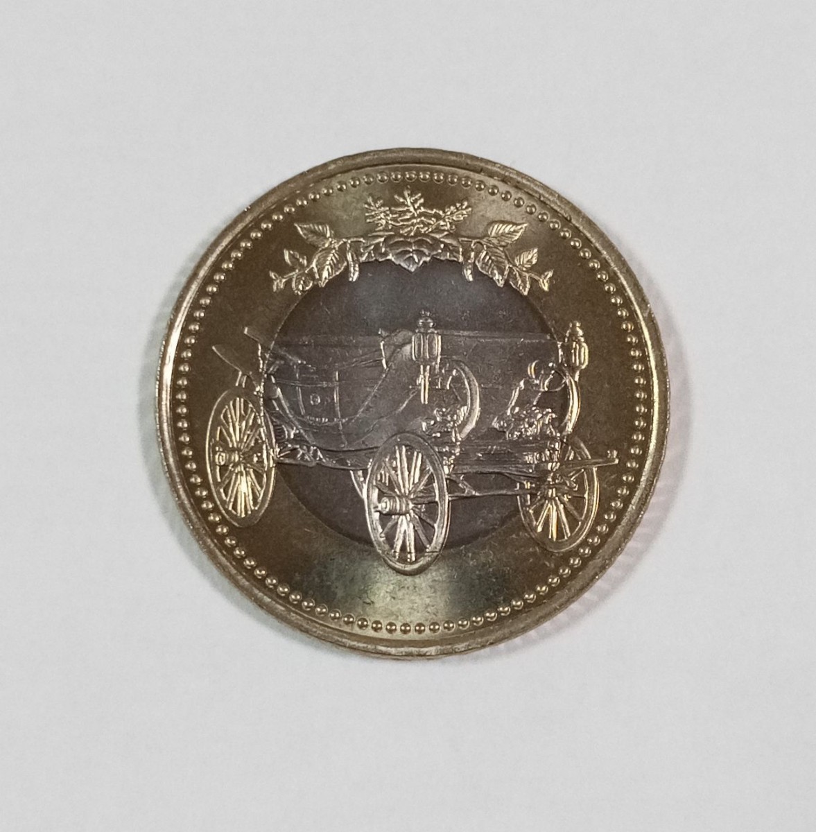 天皇陛下御在位30年記念硬貨　500円記念硬貨１枚　平成31年発行_画像2
