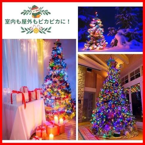 ★マルチカラー★ イルミネーションライト クリスマス イルミネーション LED ストリングライト クリスマスツリー飾り ライト 屋外_画像2