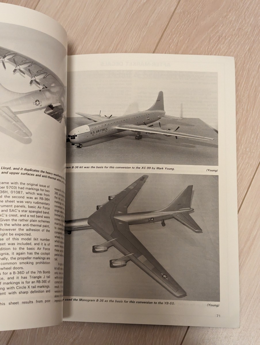 B-36 Peacemaker in Detail & Scale by Wayne Wachsmuth 本　書籍　飛行機　戦闘機　アーミー　戦争　海外　書籍_画像4