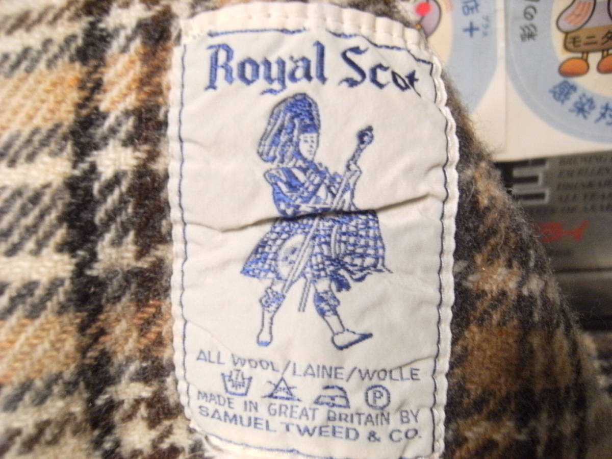 昭和レトロ★80年代★Royal Scot / SAMUEL WEED & CO / GREAT BRITAIN イギリス製品★ブランケット 毛布★登山 アウトドア 旧車 キャンプ_画像3