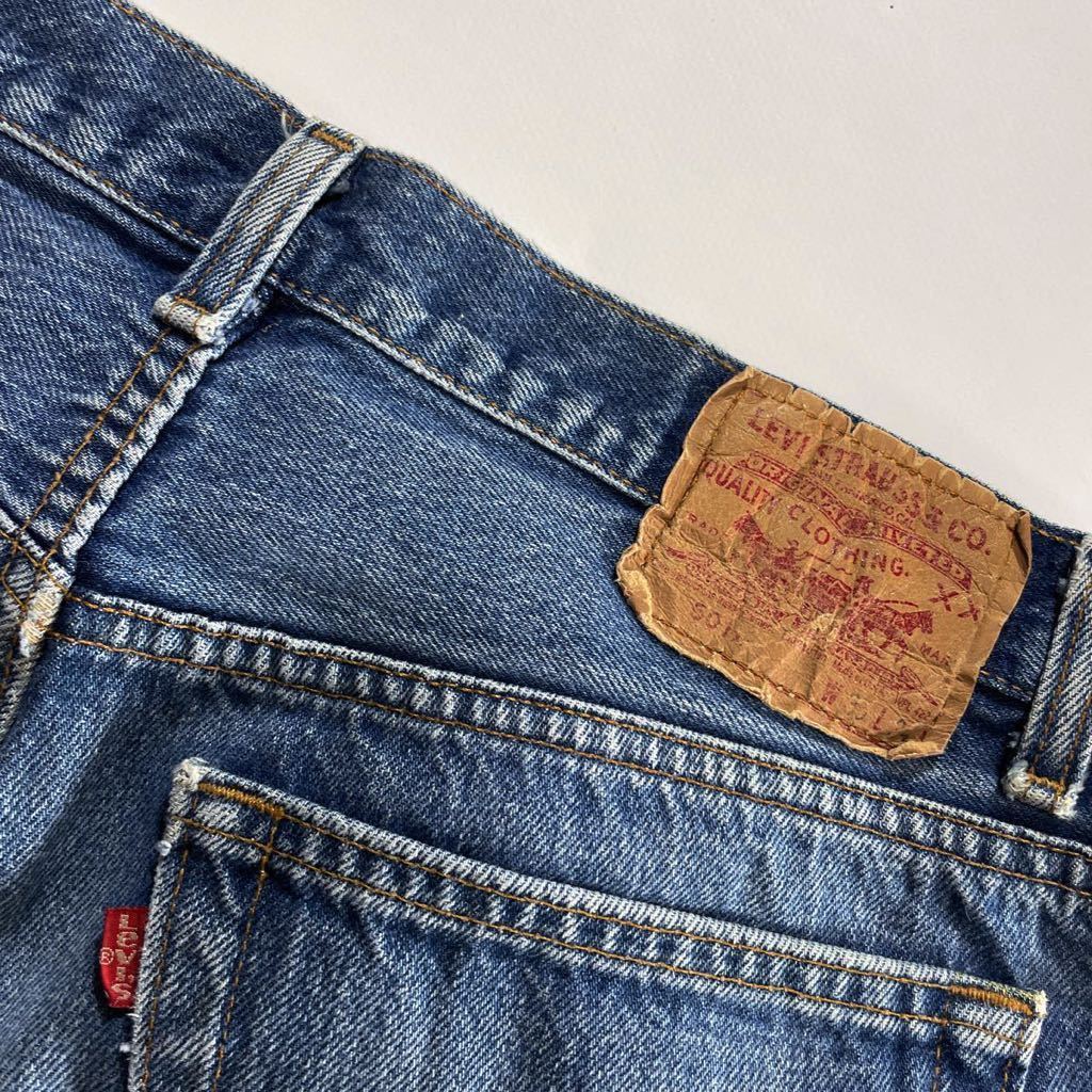 ヒゲ美色☆90s USA製 Levis 501 W35L34 ビンテージ リーバイス 501 80s 90年製 546_画像5