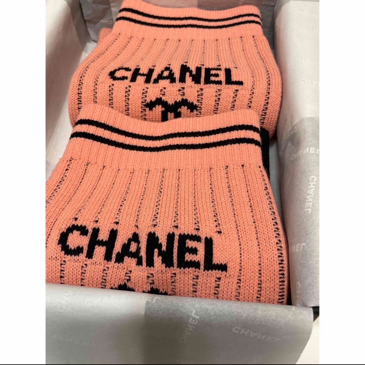 全3色展開♪【CHANEL】24C クルーズ ゲートル レッグウォーマー CHANEL シャネル ゲートル レッグウォーマー クルーズ 限定 完売