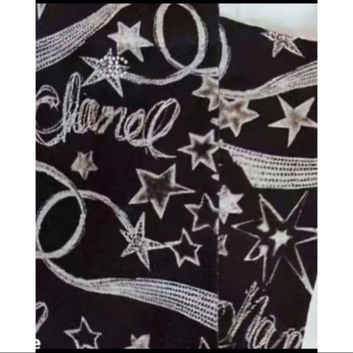 2023/24Cruise★送料無料!【CHANEL】CCロゴ タイツ グリッター CHANEL シャネル クルーズ 24C タイツ ココマーク 星 コメット