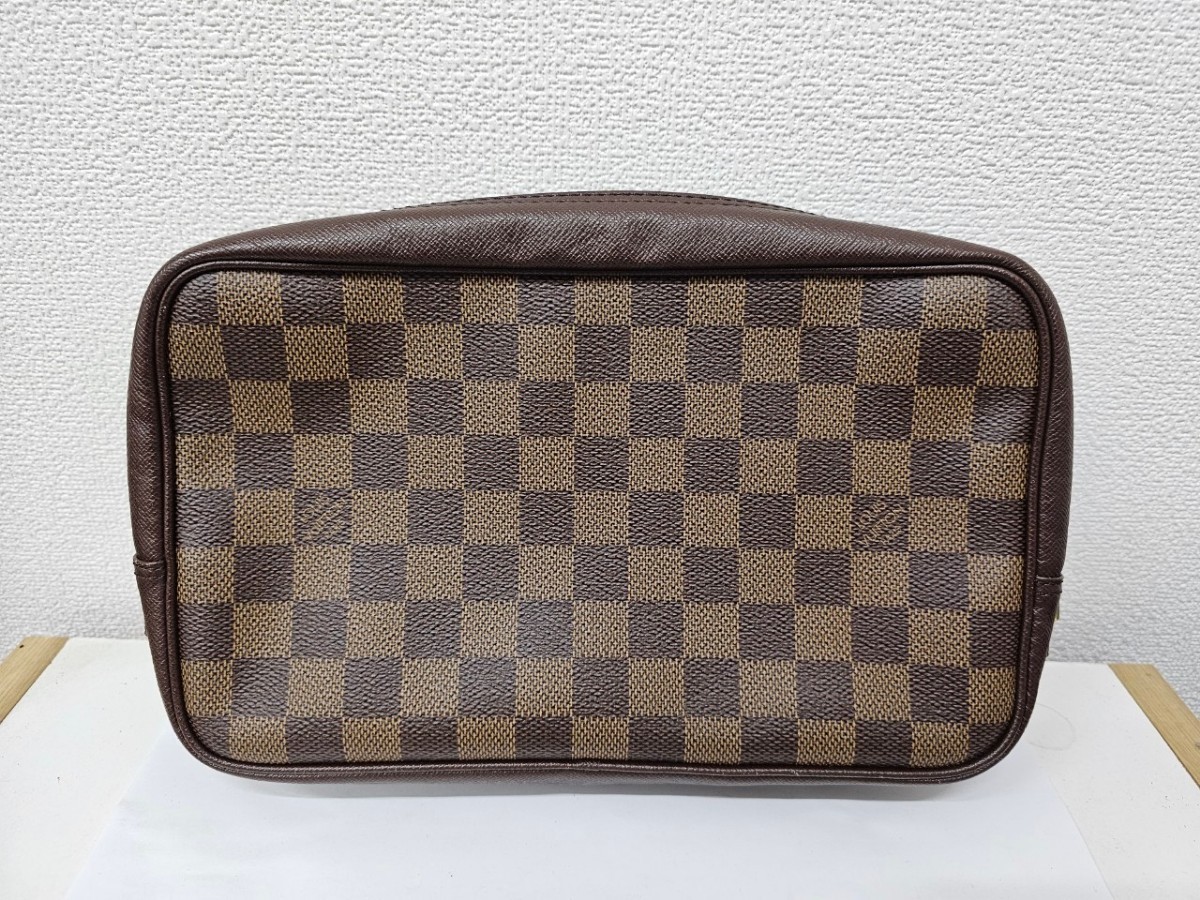 ★LOUIS VUITTON ダミエ エベヌ トゥルーストゥワレット ポーチ セカンドバッグ（YH12-51）_画像1