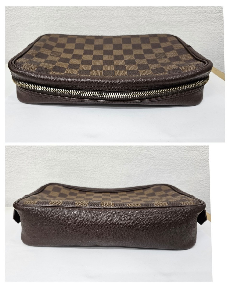 ★LOUIS VUITTON ダミエ エベヌ トゥルーストゥワレット ポーチ セカンドバッグ（YH12-51）_画像3