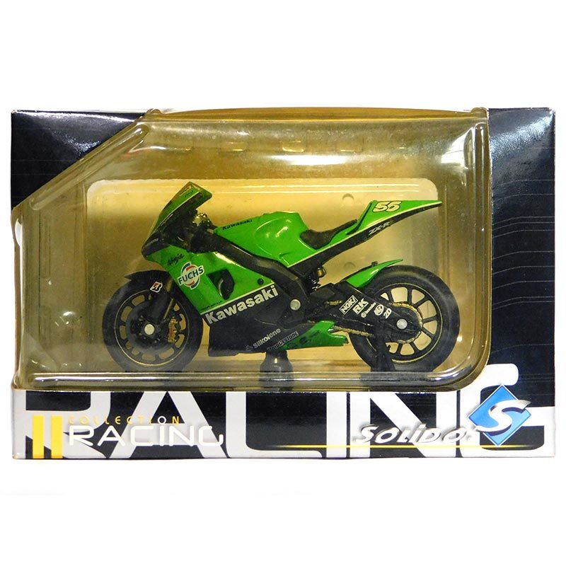 Kawasaki Ninja ZX-RR（MotoGP・2004年・#56 中野真矢）・1/18・台座付・当時物？・処分品・NC/NR・即決／カワサキ,ニンジャ,モトGPの画像1