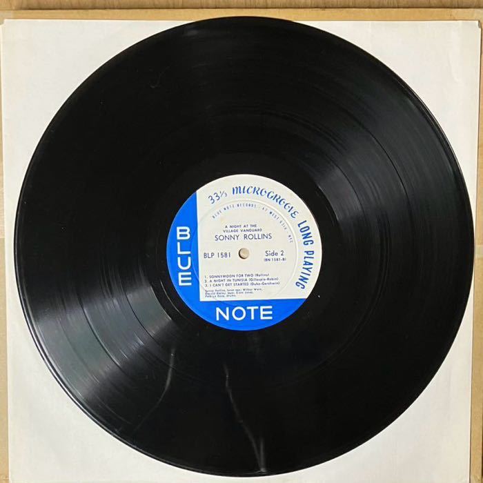 Sonny Rollins / A Night At The Village Vanguard Blue Note 1581 オリジナル 深溝 極美盤_画像6