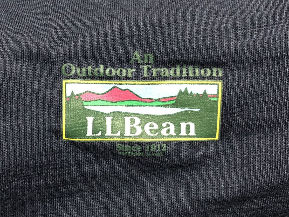 L.L.Bean エルエルビーン アウトドア ロンT ネイビー XXL 新品_画像3