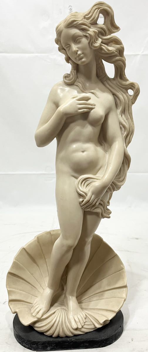 SCULPTOR A.SANTINI アンテルマ サンティーニ 西洋美術 彫刻 裸婦像 高さ約41cm オブジェ 置物 イタリア製 CLASSIC FIGURE MADE IN ITALY_画像1