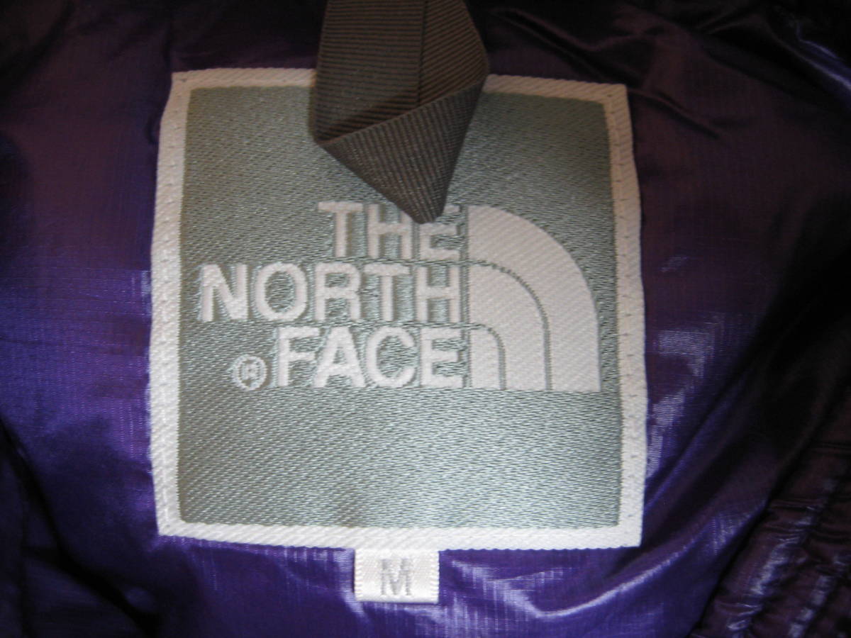 送料無料即決 THE NORTH FACE ノースフェイス ダウンジャケット M パープル紫