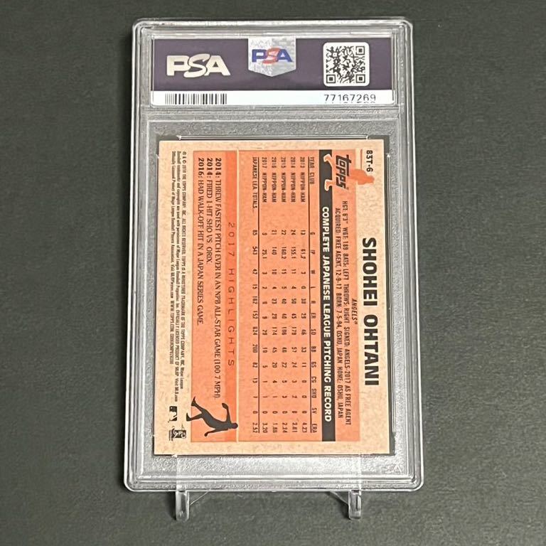 【PSA9】大谷翔平選手ルーキーカード 2018 Topps Chrome 1983 35th Anniversary_画像4