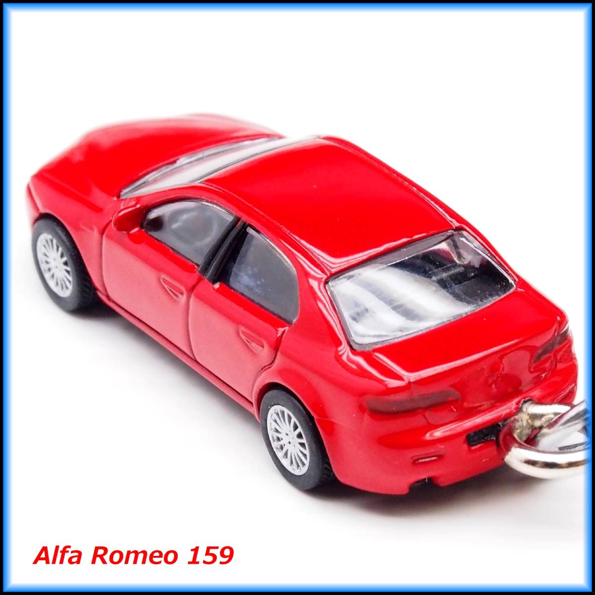 アルファロメオ 159 ミニカー ストラップ キーホルダー マフラー ホイール カーボン BBS リップ スポイラー エアロ サス シート 車高調_画像3