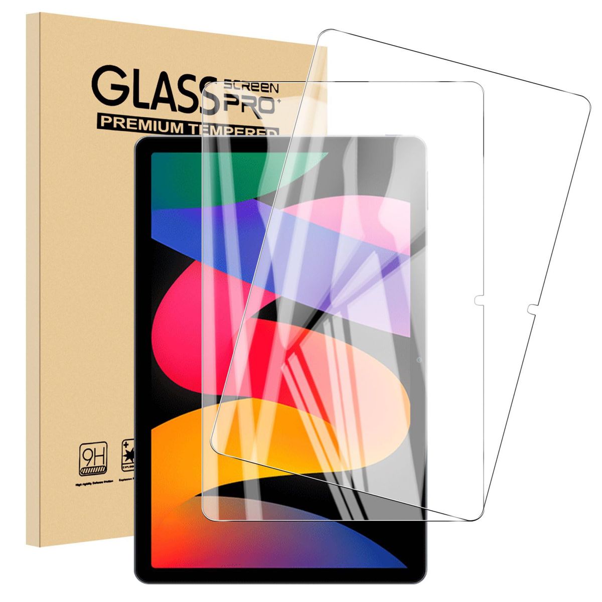 Xiaomi Pad 5 Pro 12.4インチ 2022年8月 強化ガラス 液晶保護フィルム 
