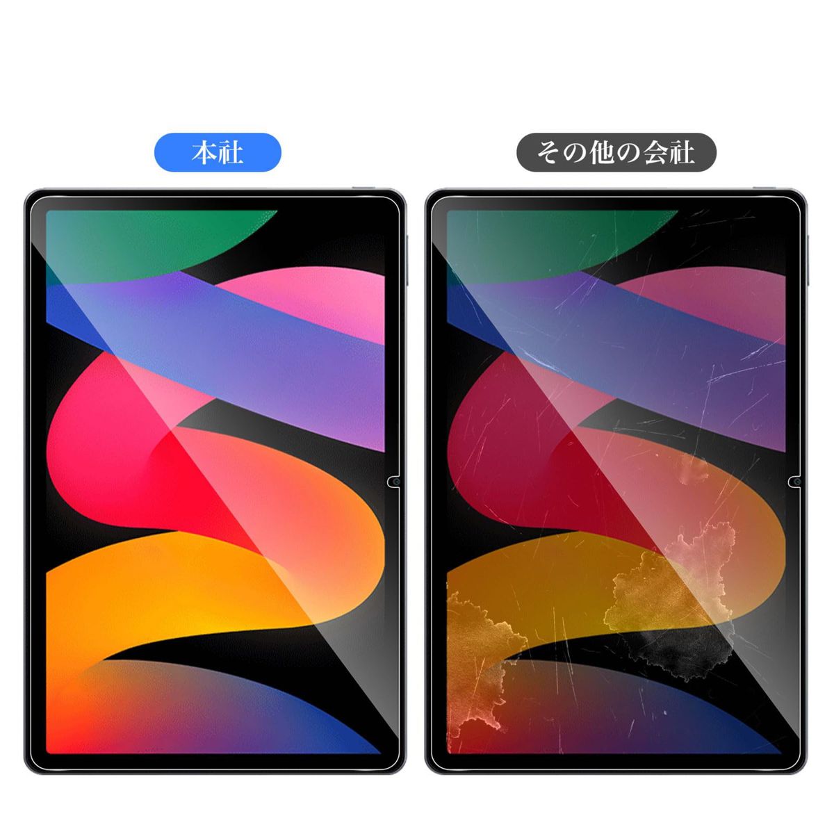 Xiaomi Pad 5 Pro 12.4インチ 2022年8月 強化ガラス 液晶保護フィルム 