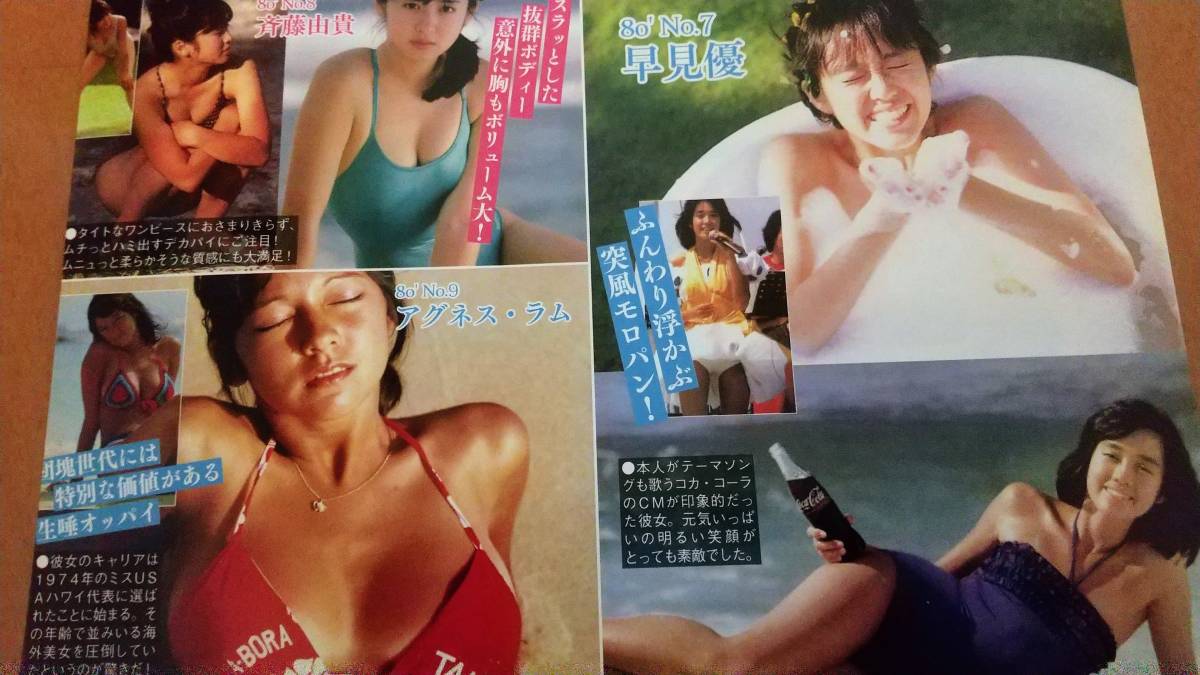 ８０～９０年代グラドル特集　河合奈保子・松田聖子・早見優・細川ふみえ・青木裕子　他_画像4