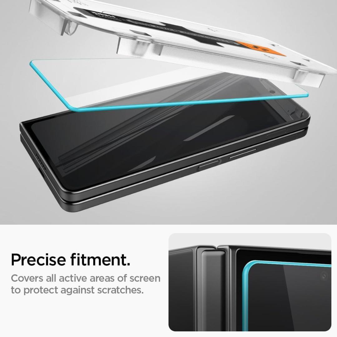 2 sheets Galaxy Z Fold 5 Galaxy Z protection the glass film easy setting sticking kit attaching . oil processing .. prevention light strong 