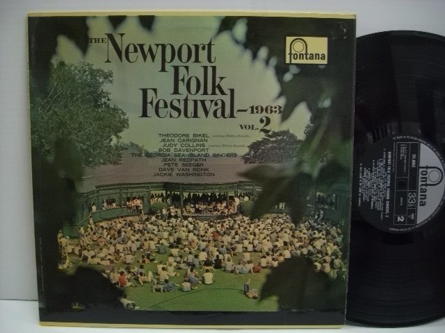 [LP] V.A. / THE NEWPORT FOLK FESTIVAL 1963 VOL. 2 ニューポート・フォーク・フェスティバル UK盤 FONTANA TFL 6042 ◇51129の画像1