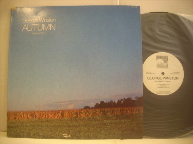 ● 輸入USA盤 LP GEORGE WINSTON / AUTUMN PIANO SOLOS ジョージ・ウィンストン オータム ピアノソロ 1980年 WH-1012 ◇r51211の画像1