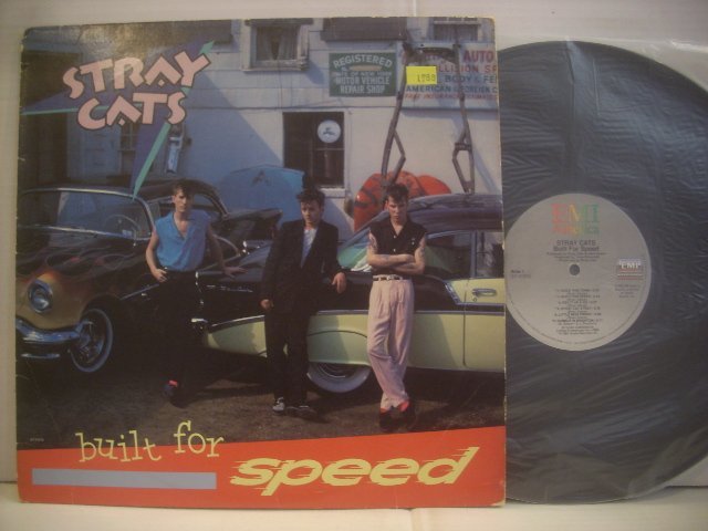 ● 輸入USA盤 LP STRAY CATS / BUILT FOR SPEED ストレイ・キャッツ ビルト・フォー・スピード 1982年 EMI ST-17070 ◇r51215の画像1