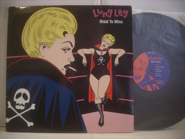 ● 輸入UK盤 LP LUNG LEG / MAID TO MINX ラングレッグ メイドトゥミンクス インディーロック 1999年 POMPLP 007 ◇r51222_画像1