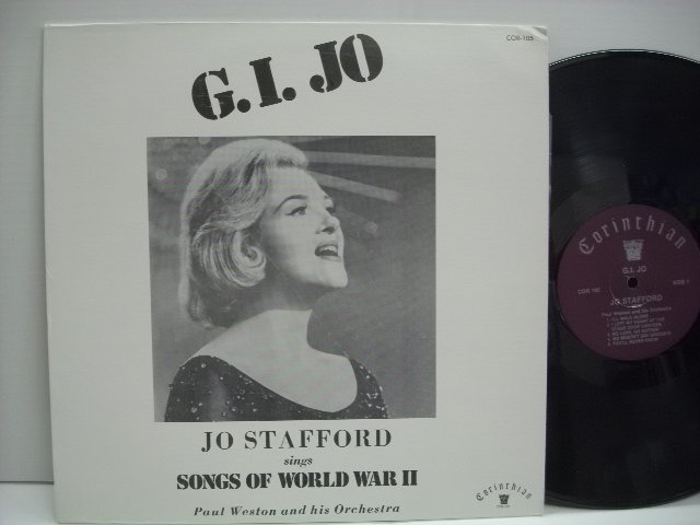 [LP] JO STAFFORD / G.I.JO / SINGS SONGS OF WORLD WAR 2 / ジョー・スタッフォード US盤 COR-105 ◇r51220_画像1