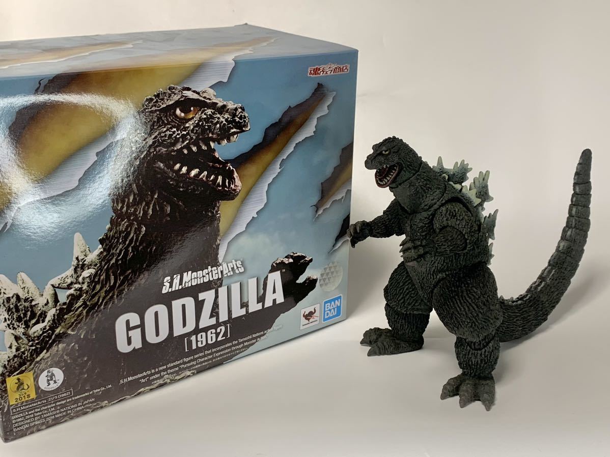 S.H.MonsterArts ゴジラ（1962）BANDAI フィギュア バンダイ プレミアムバンダイ 限定 モンスターアーツ_画像5