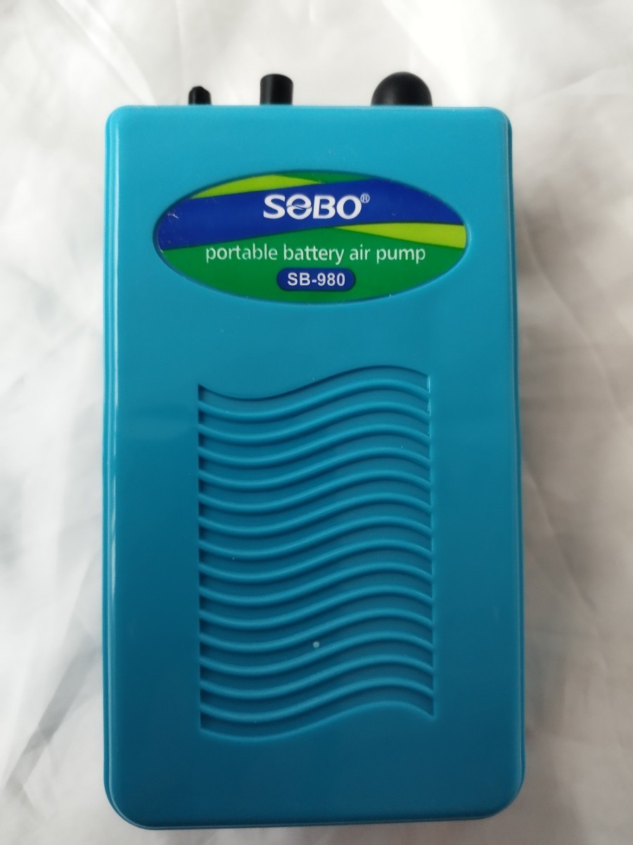 SOBO SB―980 ポータブル乾電池式エアポンプ 未使用品 14個セット _画像4