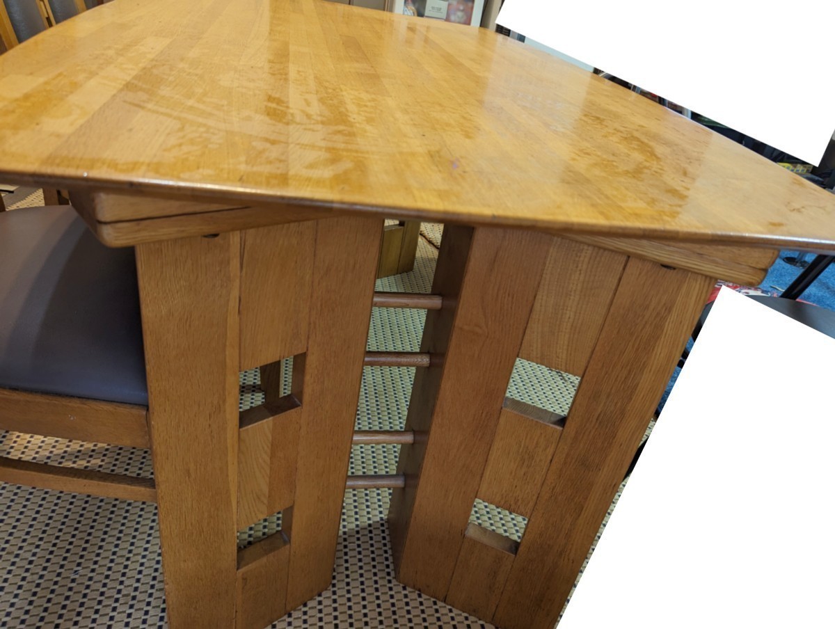 ダイニングテーブル　140cm　大塚家具　引き取り限定　中古品　木　食卓テーブル_画像3