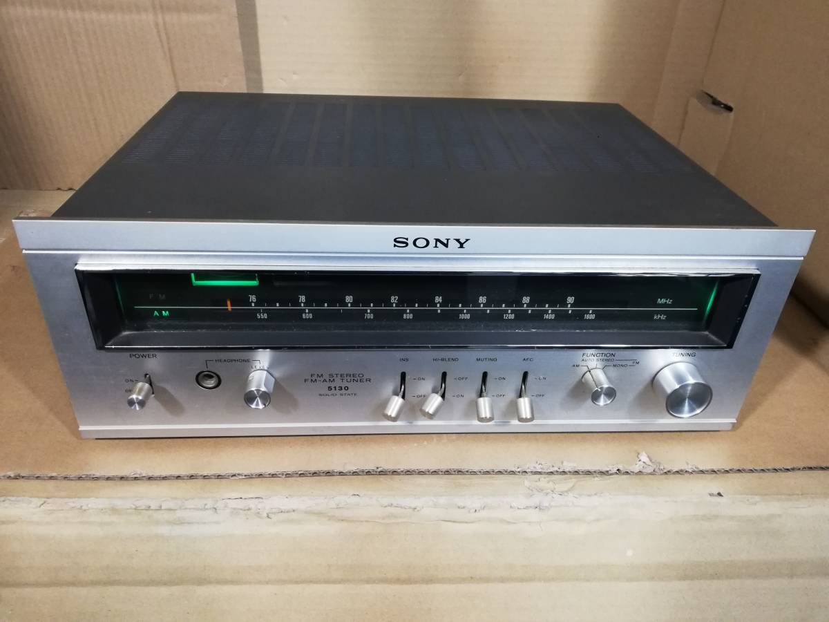 SONY ST-5130/st5130 FM/AMチューナー　動作品　ソニー J-4139_画像1