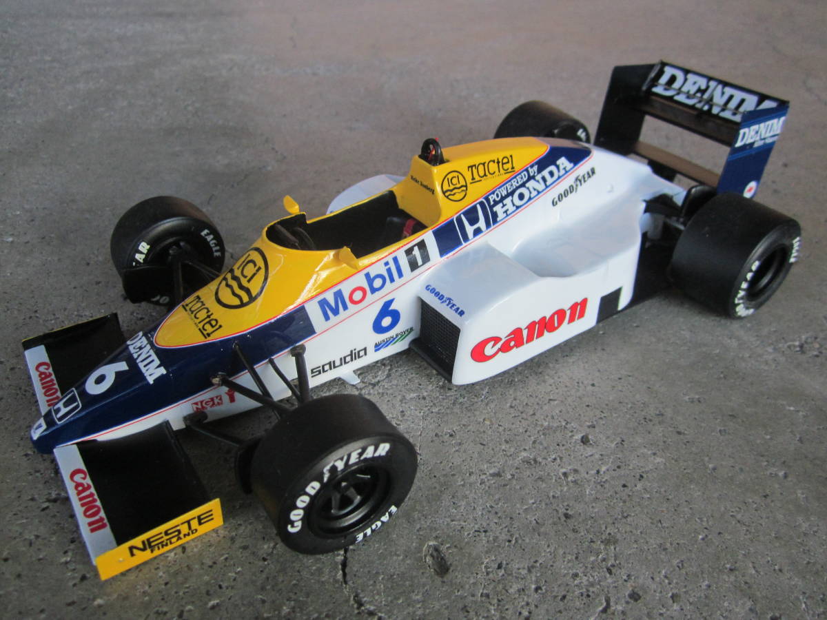 スタジオ27★1/20 ウィリアムズ FW10 ホンダ 1985 #6 K・ロズベルグ★塗装済完成品_画像1